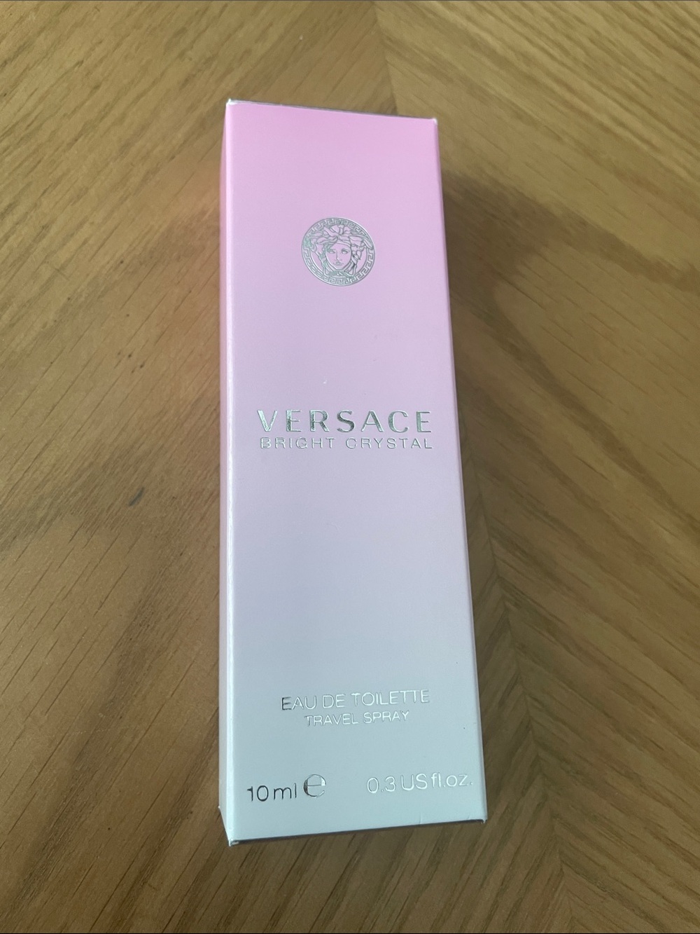 Versace Bright Crystal Travel Spray Box - Pink & White Gradient